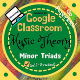 Music Theory Unit 17, Lesson 71: Minor Triads Digital Resources